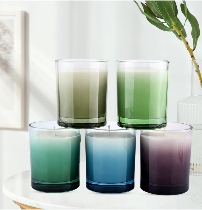 Sprayed candle jars wholesale